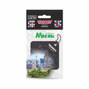 Ароматизатор подвесной Yammy City Skyline Macau (Макао), картон с пропиткой, арт. CSP04 Ароматизатор подвесной Yammy City Skyline Macau (Макао), картон с пропиткой, арт. CSP04