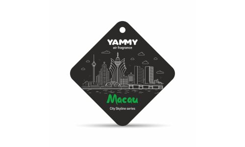 Ароматизатор подвесной Yammy City Skyline Macau (Макао), картон с пропиткой, арт. CSP04