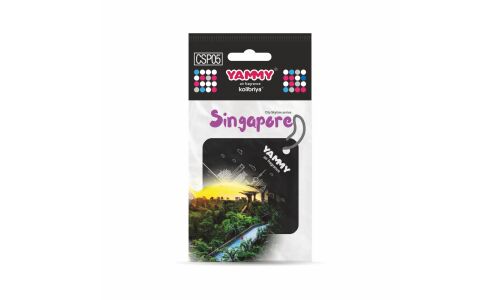 Ароматизатор подвесной Yammy City Skyline Singapore (Сингапур), картон с пропиткой, арт. CSP05