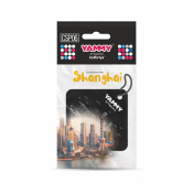 Ароматизатор подвесной Yammy City Skyline Shanghai (Шанхай), картон с пропиткой, арт. CSP06 Ароматизатор подвесной Yammy City Skyline Shanghai (Шанхай), картон с пропиткой, арт. CSP06