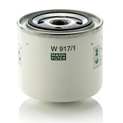 Фильтр масляный MANN-FILTER, арт. W917/1