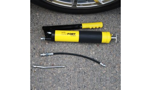 Шприц плунжерный Carfort, для смазки, до 12500PSI, 500мл, арт. SH2411