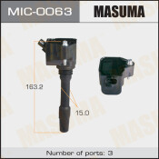 Катушка зажигания Masuma, для BMW 1-Series / 2-Series / 3-Series / X1 (B38B15 / B48B20 / B58B30), арт. MIC-0063 Катушка зажигания Masuma, для BMW 1-Series / 2-Series / 3-Series / X1 (B38B15 / B48B20 / B58B30), арт. MIC-0063