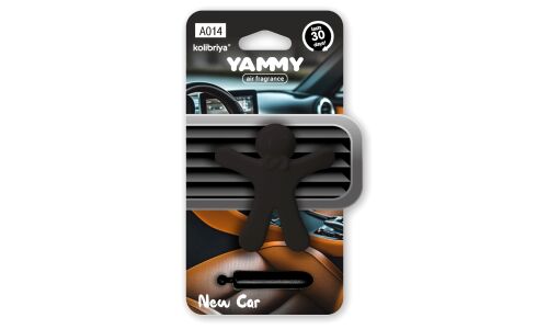 Ароматизатор в дефлектор Yammy FragraMates New Car (Новая машина), полимерный, арт. A014