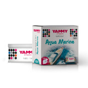 Ароматизатор на торпедо Yammy Aqua Marine (Морская свежесть), меловой, баночка, арт. S024 Ароматизатор на торпедо Yammy Aqua Marine (Морская свежесть), меловой, баночка, арт. S024