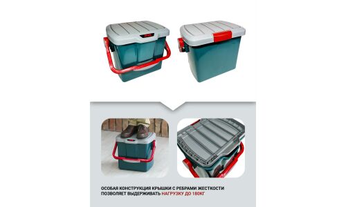 Ящик экспедиционный IRIS RV BOX Bucket 25B, 20л, 410x310x325мм, нагрузка на крышку 180кг