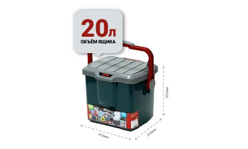 Ящик экспедиционный IRIS RV BOX Bucket 25B, 20л, 410x310x325мм, нагрузка на крышку 180кг