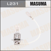 Лампа галогенная Masuma Clearglow H3 (PK22s, T12), 24В, 70Вт, 3000К, 1 шт, арт. L231