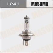 Лампа галогенная Masuma Clearglow H4 (P43t, T16), 12В, 100/90Вт, 3000К, 1 шт, арт. L241