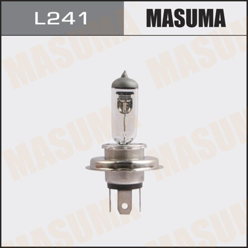 

Лампа галогенная Masuma Clearglow H4 (P43t, T16), 12В, 100/90Вт, 3000К, 1 шт