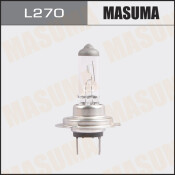 Лампа галогенная Masuma Clearglow H7 (PX26d, T11), 12В, 55Вт, 3000К, 1 шт, арт. L270