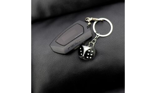 Брелок на ключи (игральная кость), металл