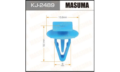 Клипса крепёжная дефлектора воздухозаборника салона Masuma, для Honda, арт. KJ-2489