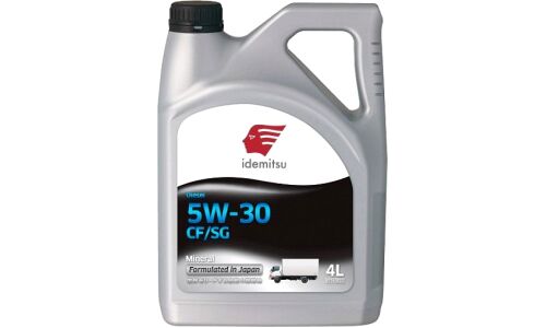 Масло моторное Idemitsu Diesel 5w30, минеральное, API SG/CF, универсальное, 4л, арт. 30075040-746