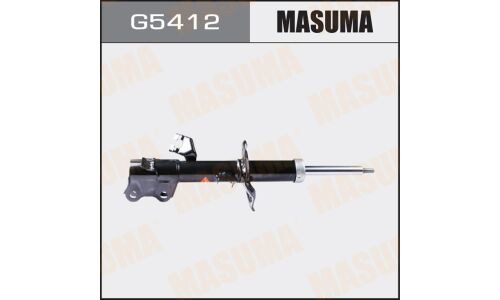 Амортизационная стойка Masuma газомасляная двухтрубная, передняя, левая, 1 шт, арт. G5412 (соответствует KYB 333391)