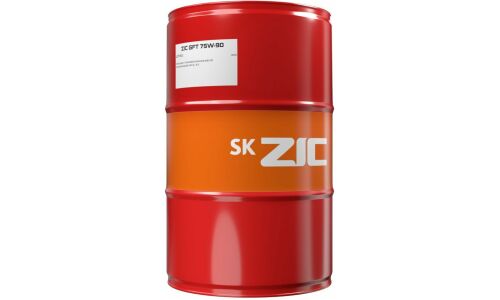 Масло трансмиссионное ZIC GFT 75w90, синтетическое, API GL-4/GL-5/MT-1, для МКПП и мостов, 200л, арт. 202629