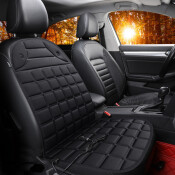 Накидка с подогревом CARFORT SUN, для передних сидений, ткань, черный цвет, 1шт Накидка с подогревом CARFORT SUN, для передних сидений, ткань, черный цвет, 1шт