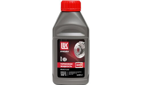 Жидкость тормозная Лукойл Brake Fluid, DOT 4, 455г, арт. 1339420
