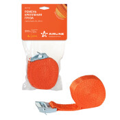 Стяжка для груза Airline, строп лента, с фиксатором, нагрузка до 200кг, длина 3м, арт. AS-T-01 Стяжка для груза Airline, строп лента, с фиксатором, нагрузка до 200кг, длина 3м, арт. AS-T-01