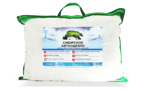 Утеплитель двигателя Сибирское Автоодеяло, размер M (140х90см), для седанов и универсалов