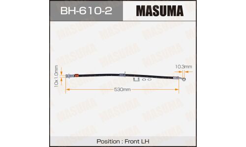 Шланг тормозной Masuma для Honda Civic, передний, левый, арт. BH-610-2