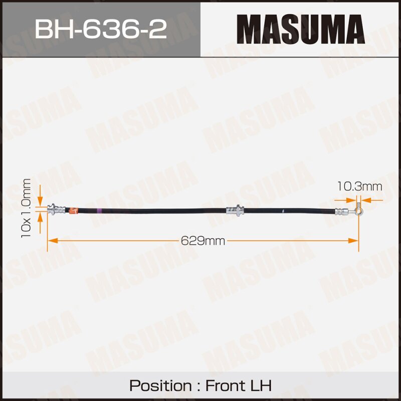 

Шланг тормозной MASUMA N- /front/ FX35, FX45 / S50 LH
