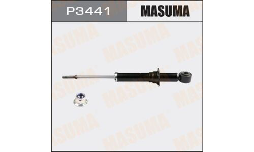 Амортизатор Masuma газомасляный двухтрубный, задний, правый/левый, 1 шт, арт. P3441 (соответствует KYB 341420)