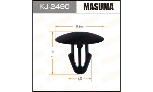Клипса крепежная MASUMA KJ-2490 (OEM 91504-TBA-A01)