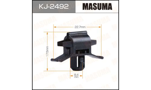 Клипса крепёжная тросика капота/бензобака Masuma, для Honda, арт. KJ-2492