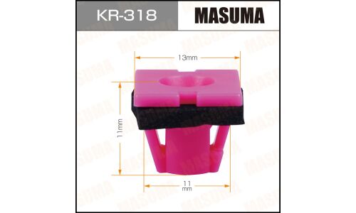 Клипса крепежная MASUMA KR-318 (OEM 87756-2J000)