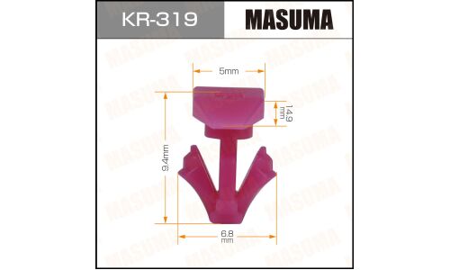 Клипса крепежная MASUMA KR-319 (OEM 87756-2W000)