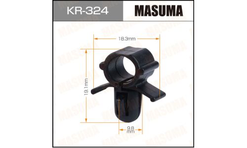 Клипса крепежная MASUMA KR-324 (OEM 81199-33000)