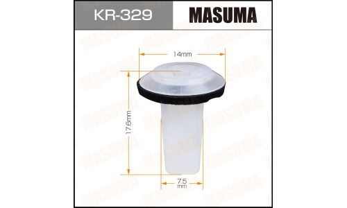 Клипса крепежная Masuma KR-329 (OEM 86140-21000, 87140-31000, 97519-22000)