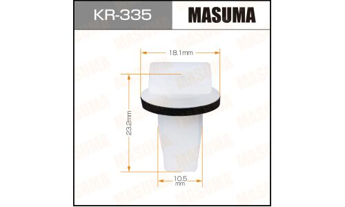Клипса крепежная MASUMA KR-335 (OEM 86625-3S000)