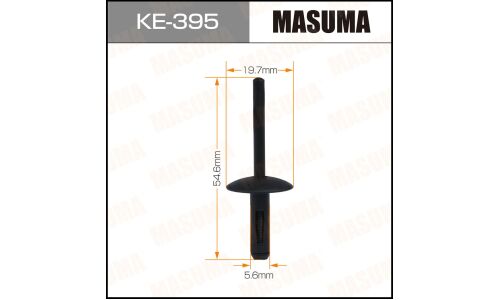 Заклёпка пластиковая деталей кузова Masuma, для BMW, арт. KE-395