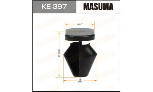 Клипса крепёжная уплотнителей дверей Masuma, для Citroen, Peugeot, арт. KE-397