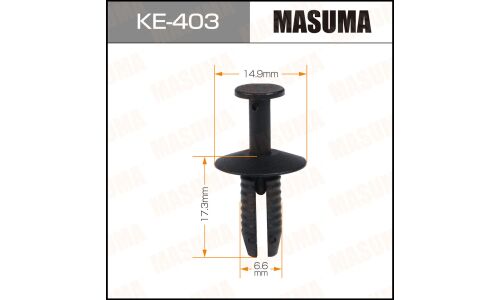 Клипса крепёжная деталей кузова Masuma, для BMW, арт. KE-403
