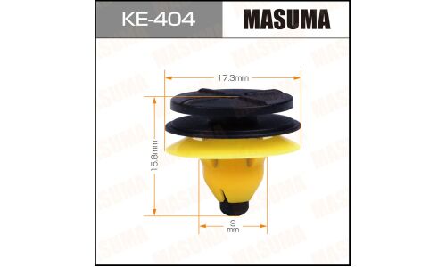 Клипса крепёжная порогов Masuma, для Volvo, арт. KE-404