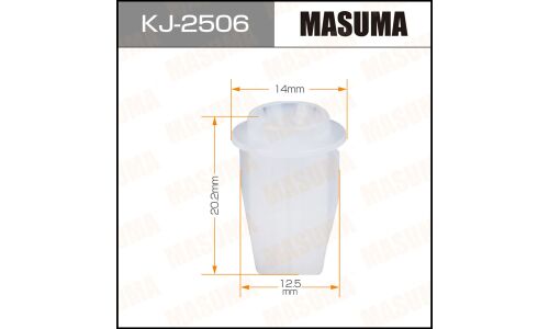 Клипса крепёжная бампера Masuma, для Nissan, арт. KJ-2506
