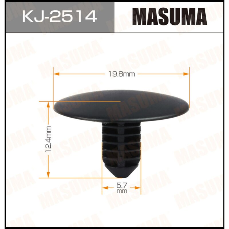 

Клипса крепежная MASUMA KJ-2514 (OEM TD11-56-694) (стоимость за упаковку 50 шт