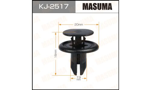 Клипса крепёжная деталей кузова Masuma, для Mazda, арт. KJ-2517