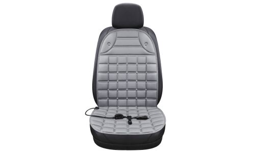 Накидка с подогревом CARFORT SUN, для передних сидений, ткань, серый цвет, 1шт