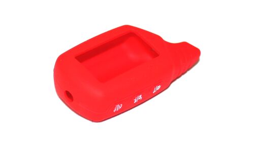 Чехол на брелок сигнализации Star-Line B/A61/A91 силиконовый красного цвета