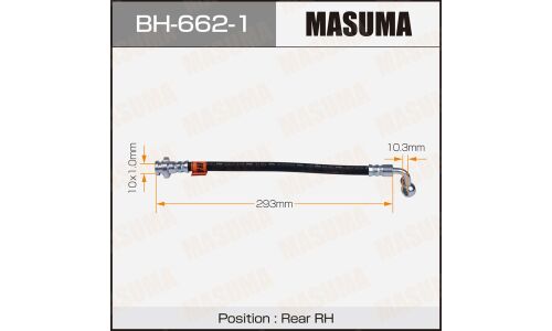 Шланг тормозной MASUMA N- /rear/ EX35, G37 / J50, HV36 RH