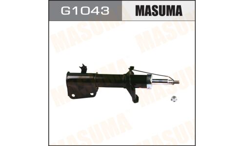 Амортизационная стойка Masuma газомасляная двухтрубная, передняя, левая, 1 шт, арт. G1043 (соответствует KYB 339022)