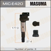 Катушка зажигания Masuma, для BMW X5 / X6 (N62B48A / N63B44A), арт. MIC-E420
