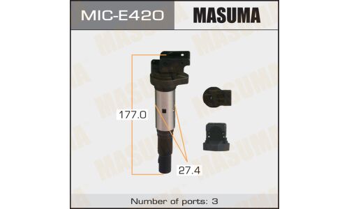 Катушка зажигания Masuma, для BMW X5 / X6 (N62B48A / N63B44A), арт. MIC-E420