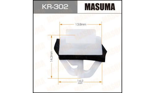 Клипса крепежная MASUMA KR-302 (OEM 87756-2E000)