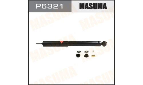 Амортизатор Masuma газомасляный двухтрубный, задний, правый/левый с защитным комплектом, 1 шт, арт. P6321 (соответствует KYB 344300)