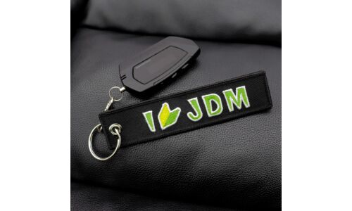 Брелок тканевый с вышивкой «JDM»